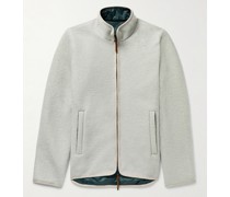 Wendbare Jacke aus Wollfleece und Shell