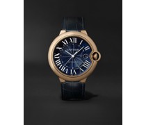 Ballon Bleu de Cartier Automatic 42mm 18-Karat Pink Gold and Alligator Watch, Ref. No. WGBB0036
