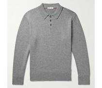 Geurnsey Merino Wool and Cotton-Blend Polo Shirt