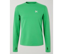 Deva-Tech Laufsport-Oberteil aus Stretch-Jersey mit Logoprint
