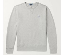 Melangé Fleece-Back Cotton-Blend Jersey Sweatshirt