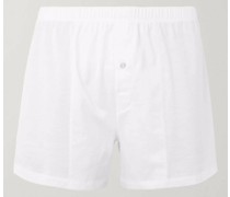 Sporty Boxershorts aus mercerisierter Baumwolle