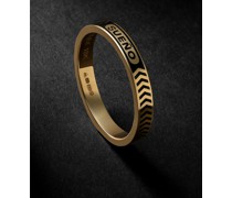 Dream 18-Karat Gold and Enamel Ring