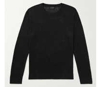 Slim-Fit Linen Sweater