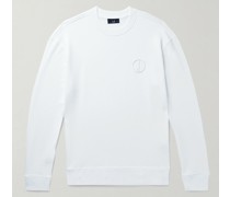 Logo-Embroidered Cotton-Jersey Sweatshirt