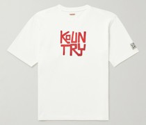 T-Shirt aus Baumwoll-Jersey mit Print