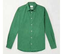 Hans Cotton and Linen-Blend Shirt