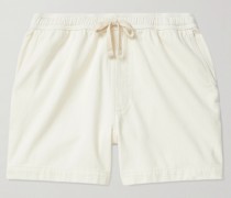 Weit geschnittene Shorts aus Baumwolle mit Kordelzugbund