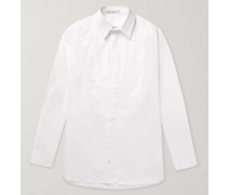 Bib-Front Cotton-Poplin Tuxedo Shirt