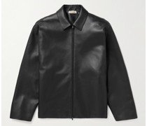Eternal Lederjacke mit Logoapplikation
