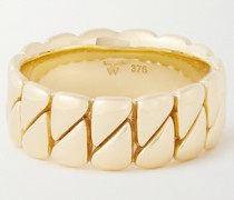 Drop 9-Karat Gold Ring