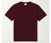 T-Shirt aus Pima-Baumwoll-Jersey mit Logostickerei