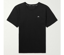 T-Shirt aus Biobaumwoll-Jersey mit Logostickerei