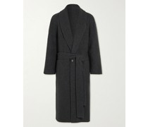Ake Shawl-Collar Belted Virgin Wool and Cashmere-Blend Coat