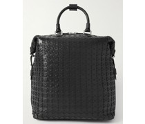 Woven Leather Backpack