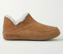Manawan™ II Slippers aus Veloursleder mit Futter aus Shearling-Imitat