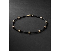 14-Karat Gold Multi-Stone Beaded Bracelet