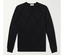 Galfin Pullover aus Jacquard-Strick aus Sea-Island-Baumwolle