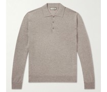 Schmal geschnittener Pullover aus Merinowolle mit Polokragen