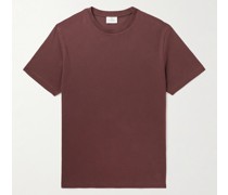 T-Shirt aus Pima-Baumwoll-Jersey mit Logostickerei