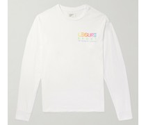 International T-Shirt aus Baumwoll-Jersey mit Logoprint