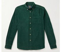 Lobo Hemd aus Baumwollcord mit Button-Down-Kragen
