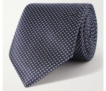 Krawatte aus Seiden-Jacquard, 8 cm