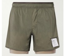 Gerade geschnittene mehrlagige Shorts aus TechSilk™-Shell und Justice™-Material