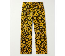 + Carhartt WIP weit geschnittene Hose aus Baumwoll-Canvas mit Blumenprint