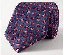 Krawatte aus Dobby aus Seide, 8 cm