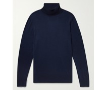 Rollkragenpullover aus Merinowolle