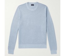 Open-Knit Cotton Sweater
