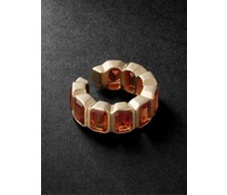 14-Karat Gold Orange Sapphire Ear Cuff