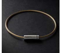 8g Recycled Sterling Silver and 18-Karat Gold Bracelet