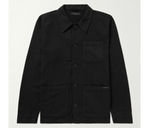 Barney schmal geschnittene Jacke aus Baumwoll-Twill