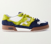 Fendi Match Sneakers aus Kalbshaar und Leder