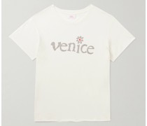 T-Shirt aus Baumwoll-Jersey mit Print