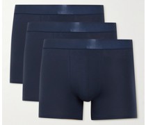 Retropants aus Stretch-Lyocell, Dreierpack