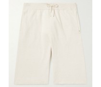 Weit geschnittene Shorts aus Baumwoll-Jersey mit Kordelzugbund