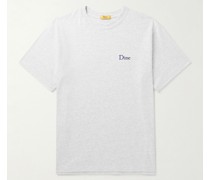 Classic T-Shirt aus Baumwoll-Jersey mit Logostickerei