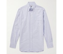 Hemd aus Baumwoll-Oxford mit Button-Down-Kragen