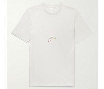 T-Shirt aus Biobaumwoll-Jersey mit Logoprint
