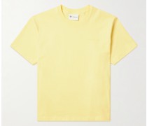 + Pharrell Williams Basics Logo-Flocked Cotton-Jersey T-Shirt