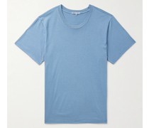 T-Shirt aus Jersey aus einer Baumwoll-Modalmischung in Stückfärbung