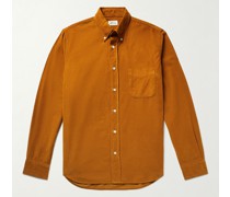 Pitt Pat Button-Down Collar Garment-Dyed Cotton-Corduroy Shirt