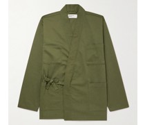 Jacke aus Baumwoll-Twill