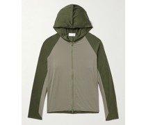 5.0+ Right Kapuzenjacke aus Lyocell mit Mesh-Einsätzen und Reißverschluss