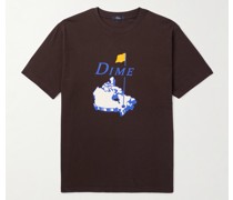 Masters T-Shirt aus Baumwoll-Jersey mit Logoprint