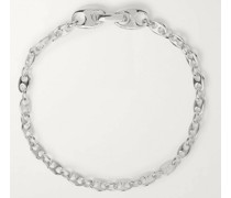 Bean Sterling Silver Chain Bracelet