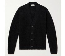 House Cardigan aus strukturierter Biobaumwolle
